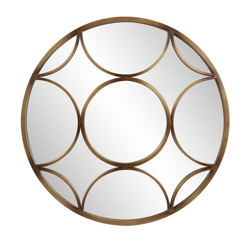 Guerdon Metal Round Mirror