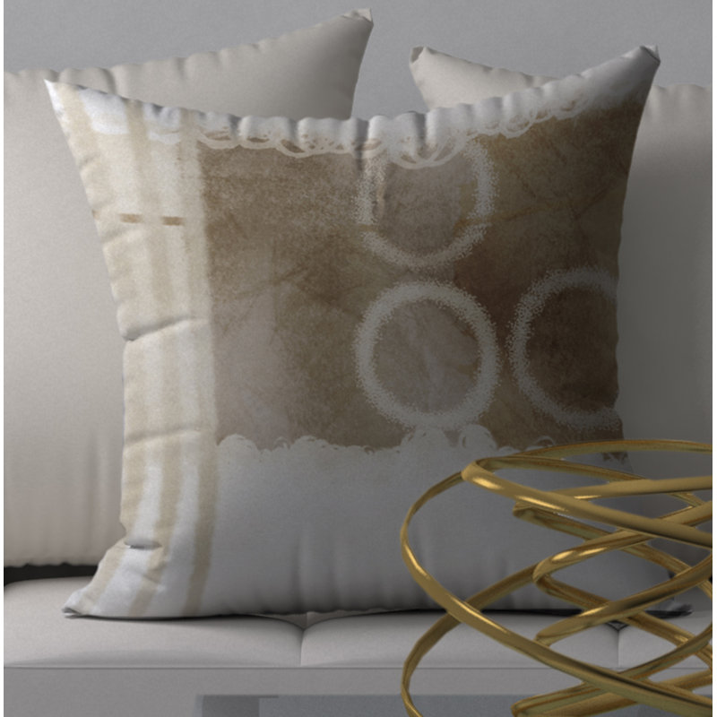 Reversible Throw Pillow, 24" x 24"