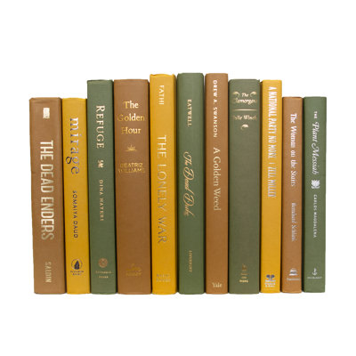 Decorative Books - Maize Book Bundle - 1 Foot of Yellow Books