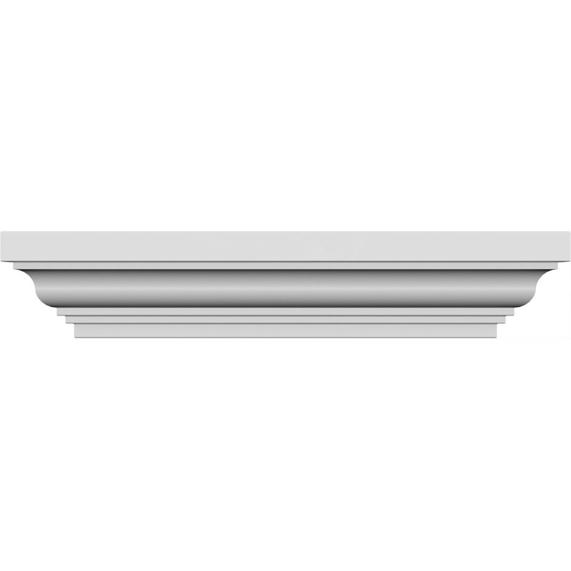 Endurathane Classic Crosshead, 80" Bottom Width x 88 3/4" Top Width x 7 7/8"H x 1 1/4"P, Factory Primed