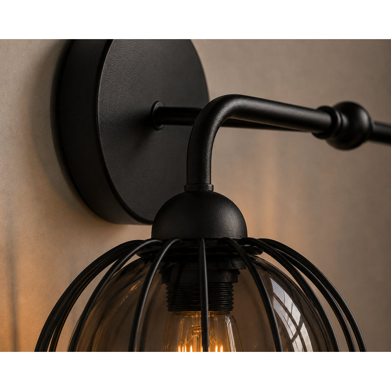Steel Armed Sconce