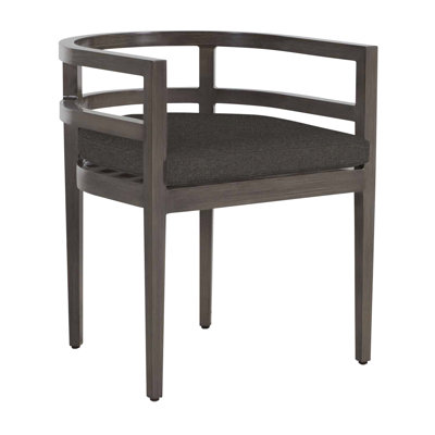 Chaise avec accoudoirs en aluminium Santa Barbara