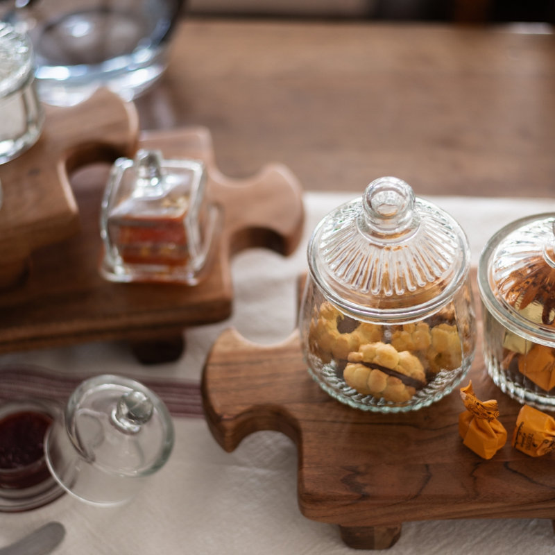 Bistro Glass Biscuit Jar