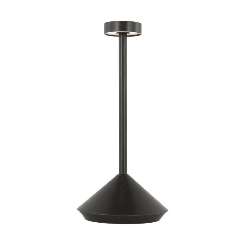 Moneta LED Table Lamp, 9" H x 4.3" W x 4.3" D