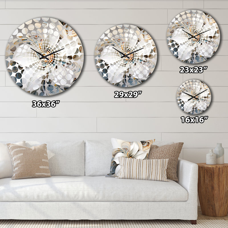 Horloge murale Maraam - Abstract Botanicals, Petit