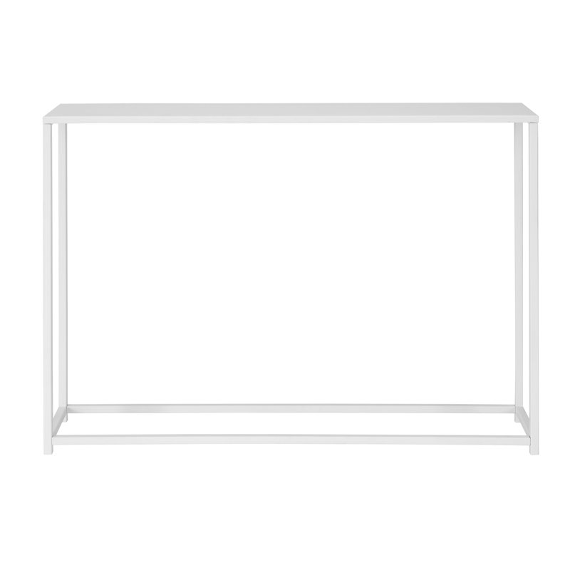 Console Pangea Home Weidler Miley, Blanc, H 27,5 po x l 38 po x P 8 po