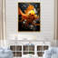 «Orange Butterfly Fish Ocean Dance III», art mural poisson papillon-738755812-570278242