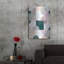 «Mute Mystery I» par Grace Popp, verre d'art mural en métal-101654926