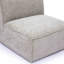 Cherylee Taupe Chenille Basketweave Armless Chair