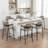 Devane Upholstered Counter Stool With Armrest-123161721