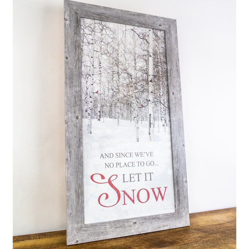 Sanah «Let It Snow Vertical», reproduction de cadre photo
