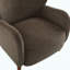 Fauteuil club à oreilles moderne rembourré
