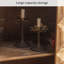 Buffet décoratif rustique en bois sculpté géométrique