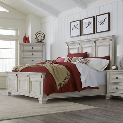 Masset Solid Wood Piece Bedroom Set