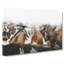 Mountains Under Mist In Iceland - Wrapped Canvas-56639339