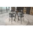 Rosibel Bar Table Set, Tempered Glass Round Dining Table And Height Bar Stools-2016329779-2017218872