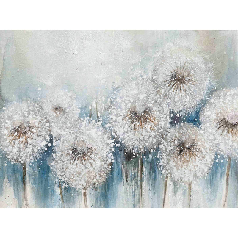 Art mural sur toile Whissical Dandelion Botanical, H 36 po x l 48 po