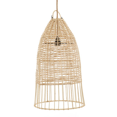Rattan Novelty Lamp Shade ( Uno ) in Natural
