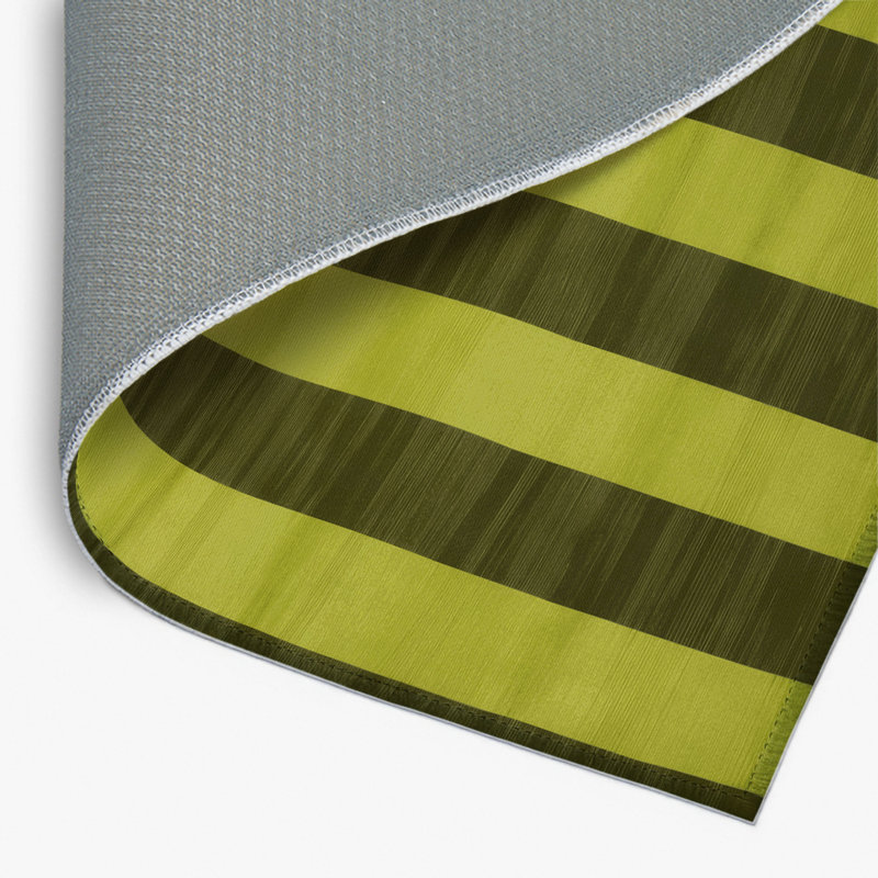 Tapis d'intérieur et d'extérieur à carreaux brun, Rectangulaire 2 pi x 3 pi