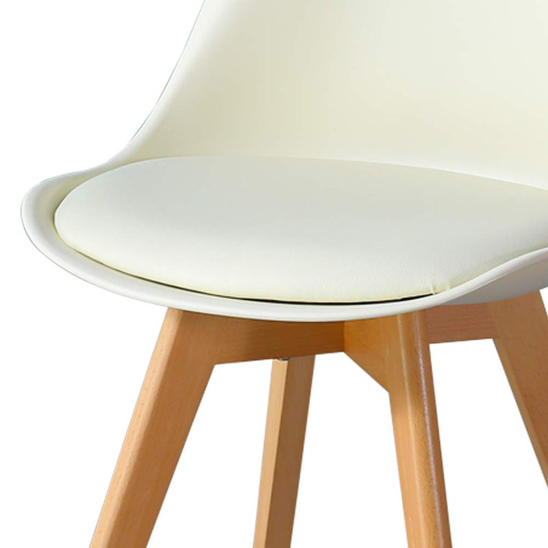 Rafe Upholstered Side Chair, Cream, 4