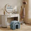 Repose-pieds 2 pièces en velours Jaymen-918877801