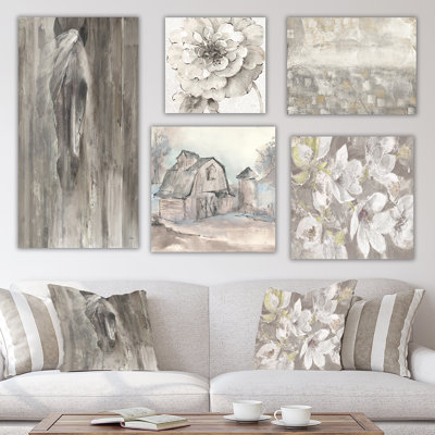 Ensemble d'art mural traditionnel 5 pièces - Collection Farmhouse