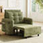Canapé-lit 3 en 1, méridienne escamotable extra longue de 80 po avec charge USB, poches et boîte de rangement, conception capitonnée, canapé-lit simple en chenille multifonctionnel pour le salon et l’appartement-1720601694