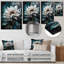 White Lotus Floral Dreams I - Décoration murale floral en métal Lotus-1808326619