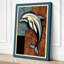 Leaping Dolphin Mid-Century - Wrapped Canvas-1041829192-1041829235