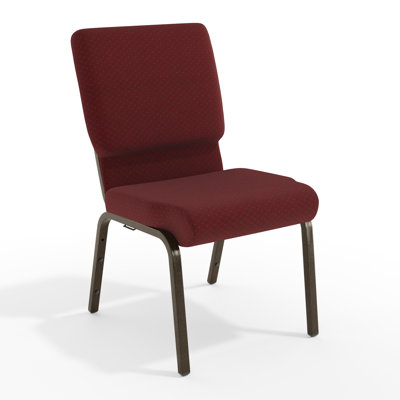 Chaise d'église empilable en tissu 18,5 po Rayleigh