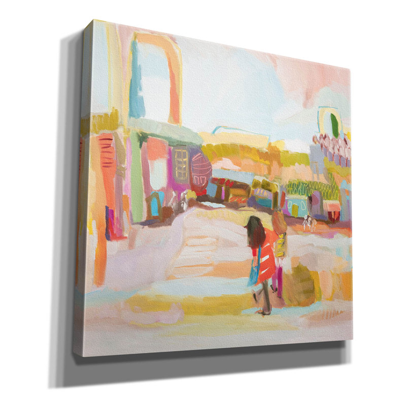 «Desert Town» par Jenny Westenhofer, H 26 po x l 26 po x P 1,5 po