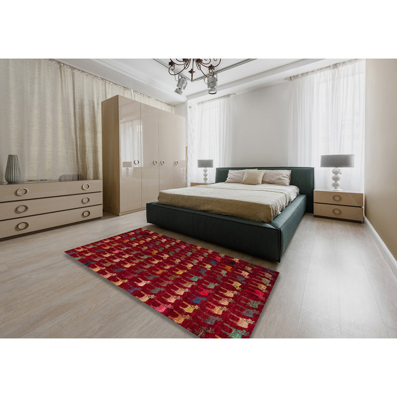 Tapis abstrait moderne 5419, Rectangle 6 pi x 9 pi