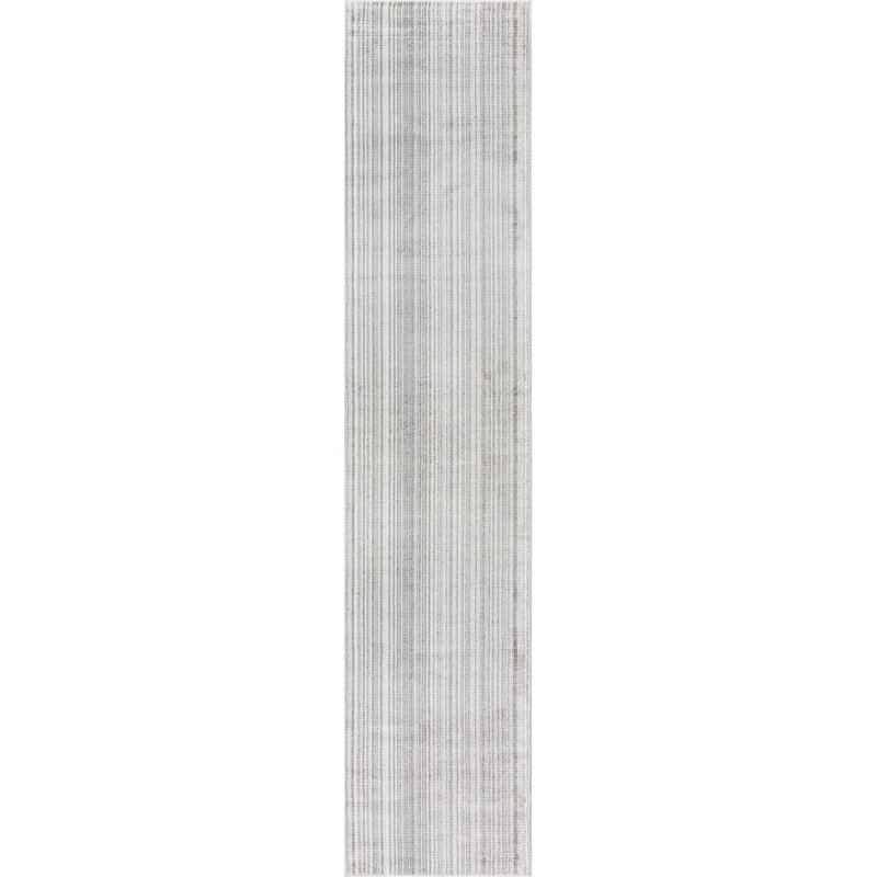 Osteen Striped Area Rug, Runner 2'7" x 12', Gray