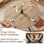 Table de salle à manger 42 pouces avec tablette de rangement pour 4 personnes-1019392779-1017364960
