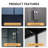 Durable Large Resin Sheds, Modern Black Grey Style For Versatile Storage