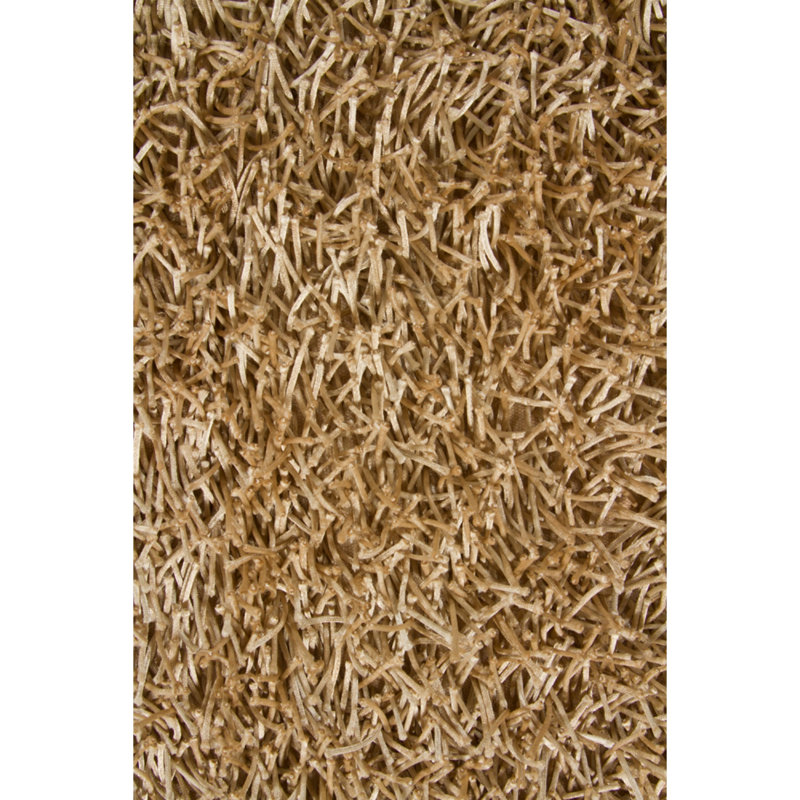 Tapis contemporain Everly Quinn Fanetta tissé à la main brun clair, Rectangle 7 pi 9 po x 10 pi 6 po