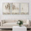 «Pastel Abstract Tree Subtle Neutral Modern Rustic Home Decor», reproduction d'art sur toile encadrée-129504173-83866040