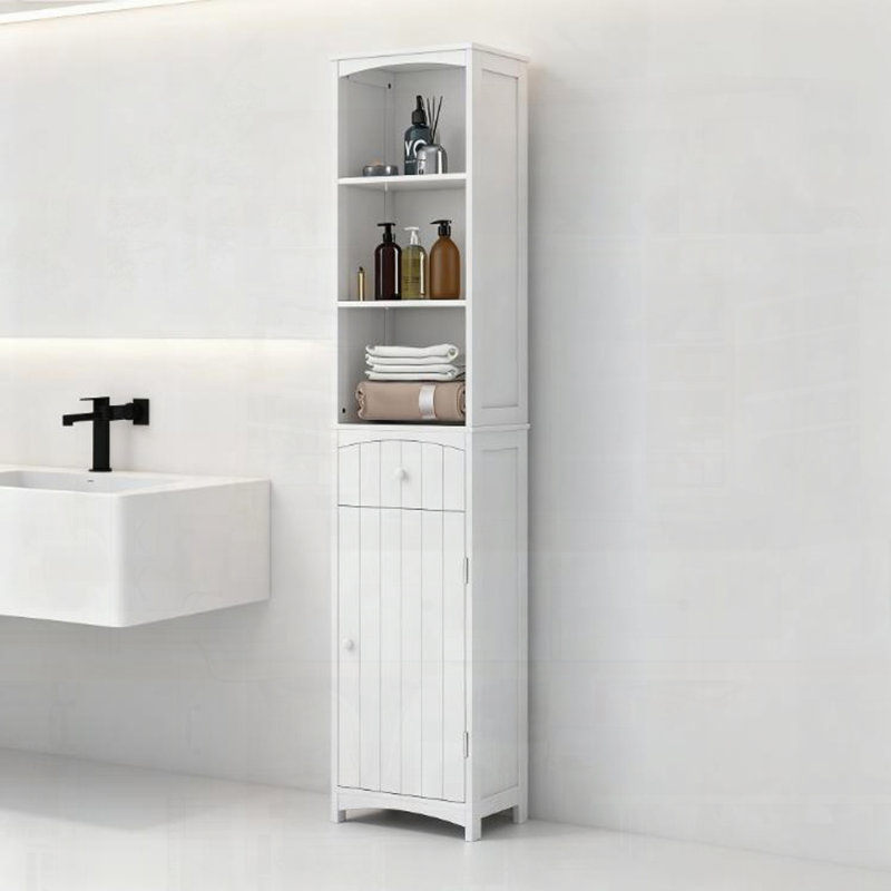 Armoire de salle de bain autoportante et robuste