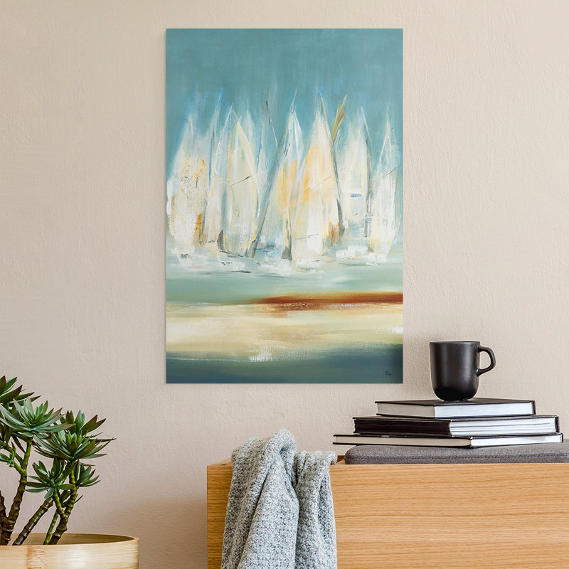 «A Day to Sail I», reproduction encadrée - reproduction de toile seulement - non encadrée, H 18 po x l 12 po