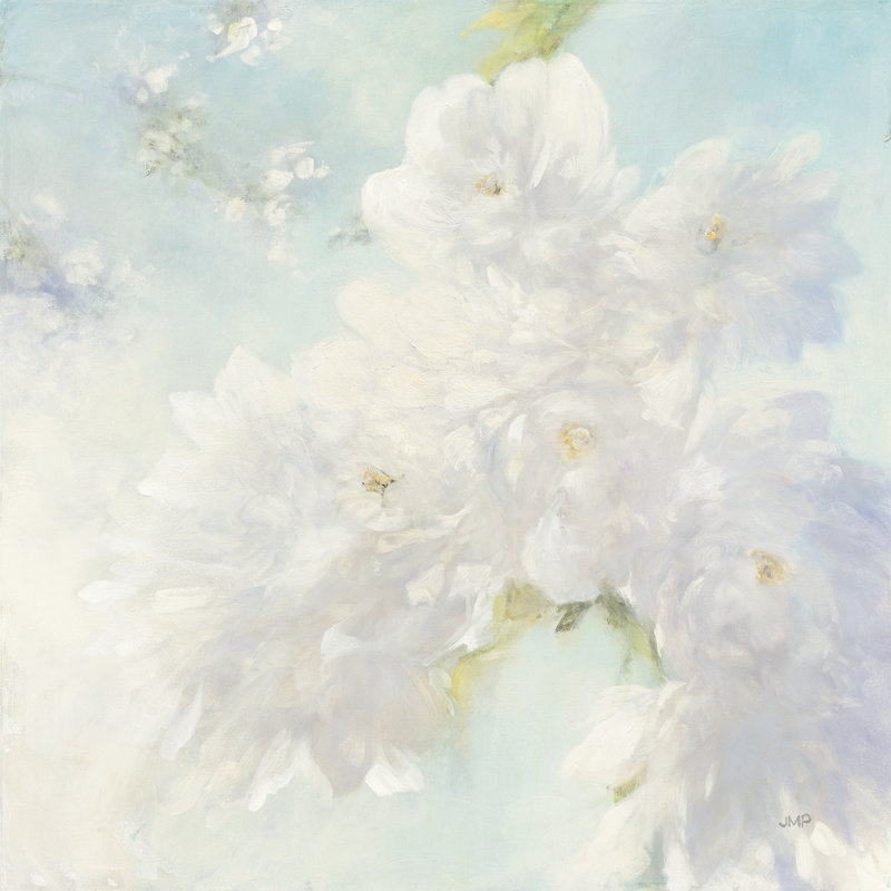 Pear Blossoms by Julia Purinton - Wrapped Canvas Painting, 76cm H x 76cm W x 3.8cm D