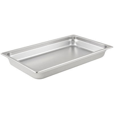 Winco Rectangle Stainless Steel Food Storage Container -  SPJL-102