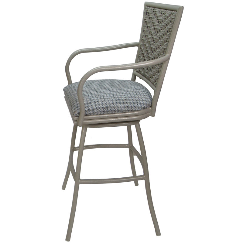 Tabouret de bar Ayeza, Taupe Coco