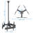 Mount-It Adjustable Triple Screen TV Ceiling Mount | Multi-Display Commercial Grade Ceiling Bracket