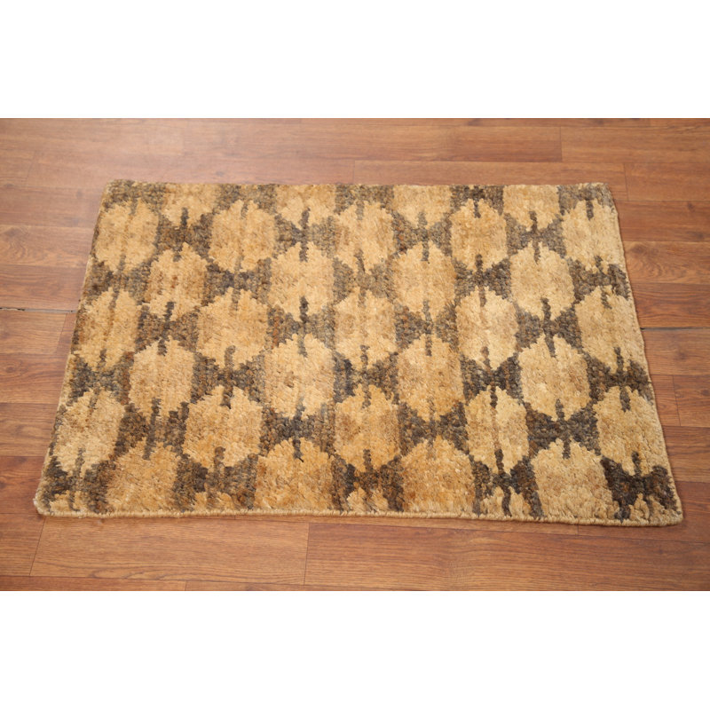 Tapis marocain entièrement fabriqué à la main 2 x 3