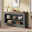     Console de 63 pouces avec rangement, long canapé d'entrée et table derrière le canapé-1060216546-1060216548