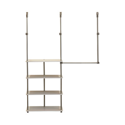 Système de démarrage pour système d'organisation l 42 po à l 53 po Closet Maximizer