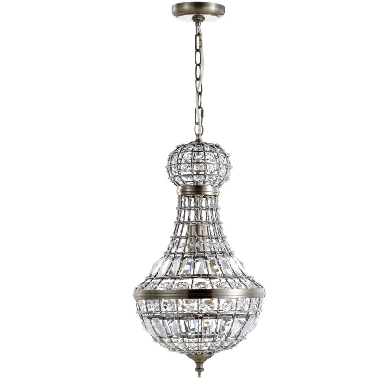 Lustre empire à 1 lumière Valery, 18,5" H x 10" L x 10" P