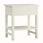 Table de chevet à 1 tiroir avec rangement - Blanc antique-103513760