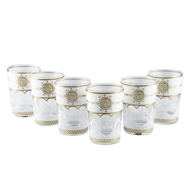 Moroccan Minimalist Chic Wine Glasses, Clear (Set of 6) – Casablanca Market