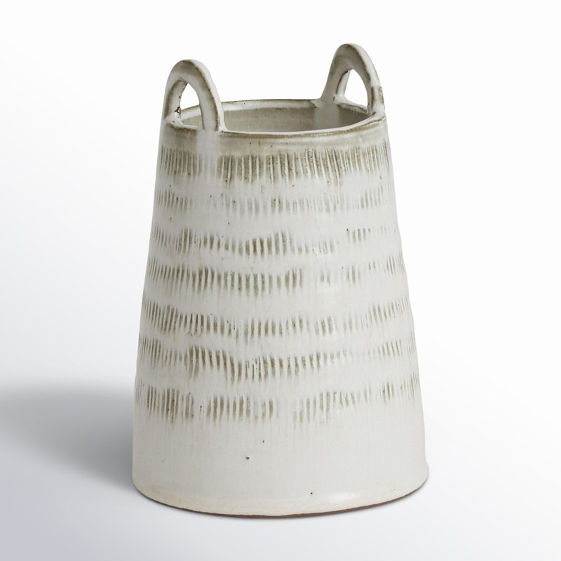 Circe 7.25'' Handmade Ceramic Table Vase